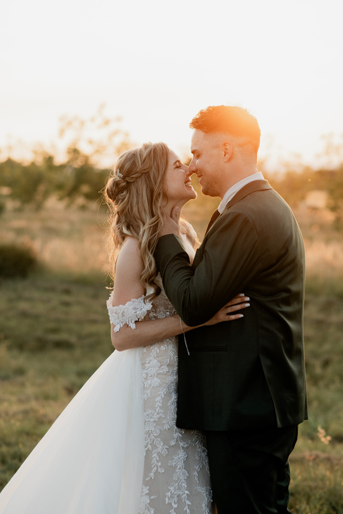 Romantic couple portrait