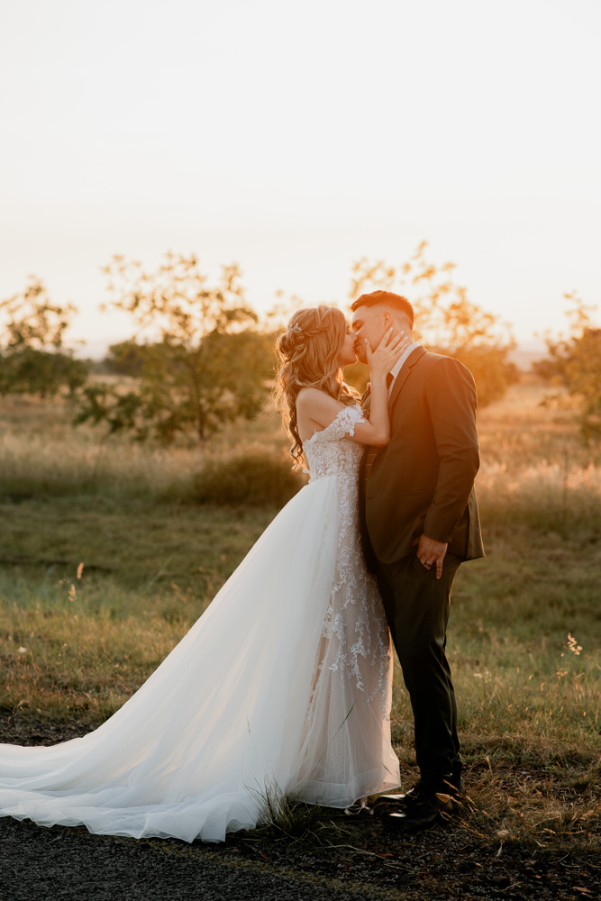 Couple portrait, black and white